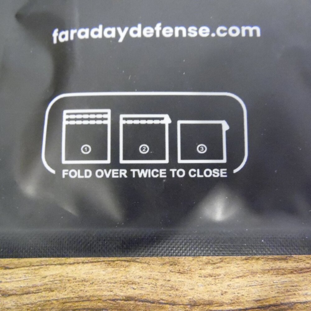 Faraday Bag Small size approx. 3.5"X6" Keeps your items secure and private - Picture 2 of 5